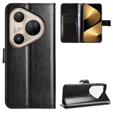 For Huawei Pura 80 Ultra, Classic Cover Flip Leather Wallet Stand Card Slot Case