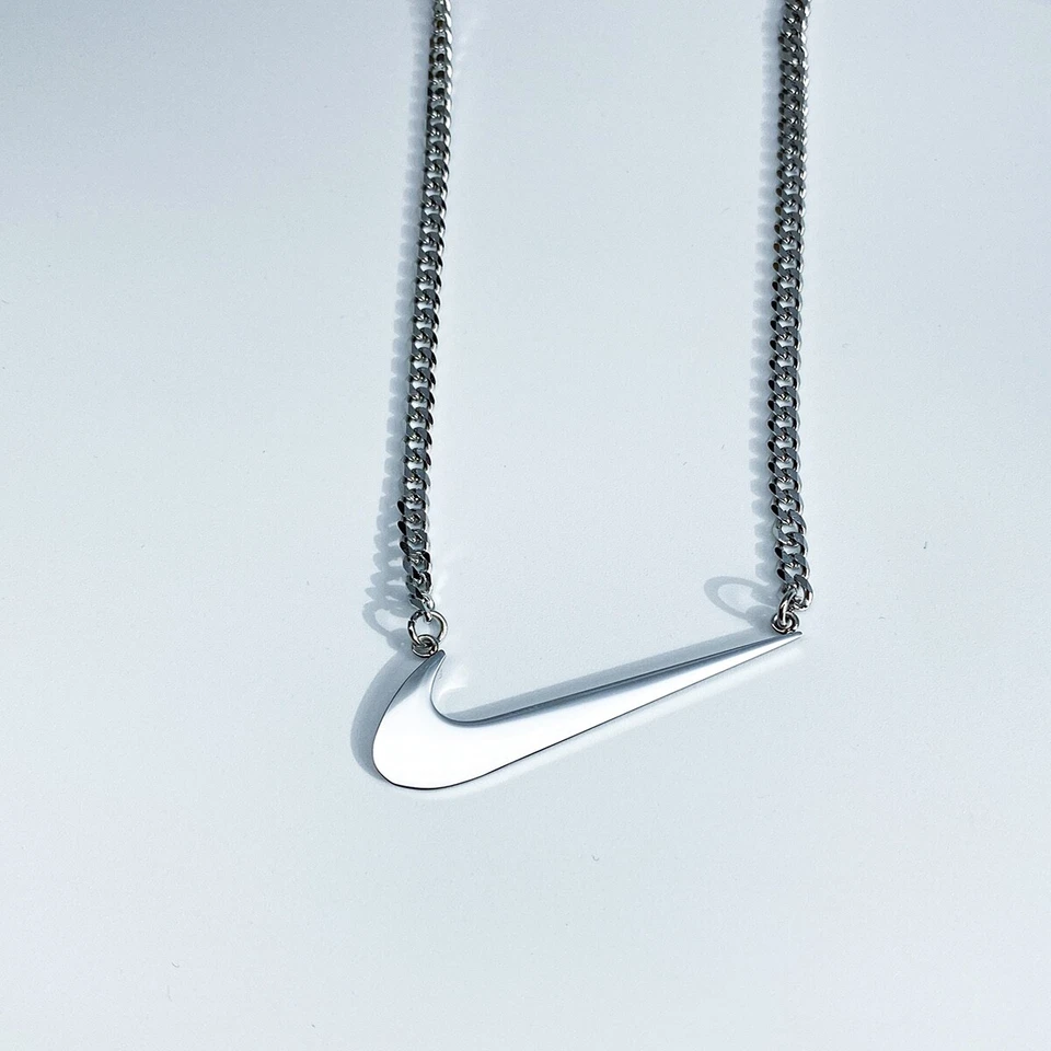 NIKE SWOOSH Halskette - silber - Kombi - Ostergeschenk - Geschenk für sie ihn - Bild 2 von 4