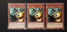 Yu-Gi-Oh! 3x Flinke Vogelscheuche, AP01-DE017/STBL-DE001, C., 1./2.A., Excellent