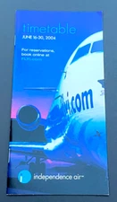Independence Air Timetable Effective June 16, 2004
