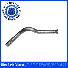 Sinister Diesel 5 Exhaust Filter Back For 2017-2020 Ford F250350450 6.7l
