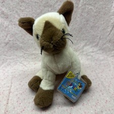 Webkinz Ganz Siamese Cat HM160 Plush Sealed Code Tag New
