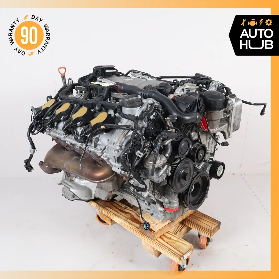 07-12 Conjunto de motor Mercedes R230 SL550 E550 5,5 L V8 M273 TRACCIÓN TRASERA OEM 52 k Foto 3 de 4