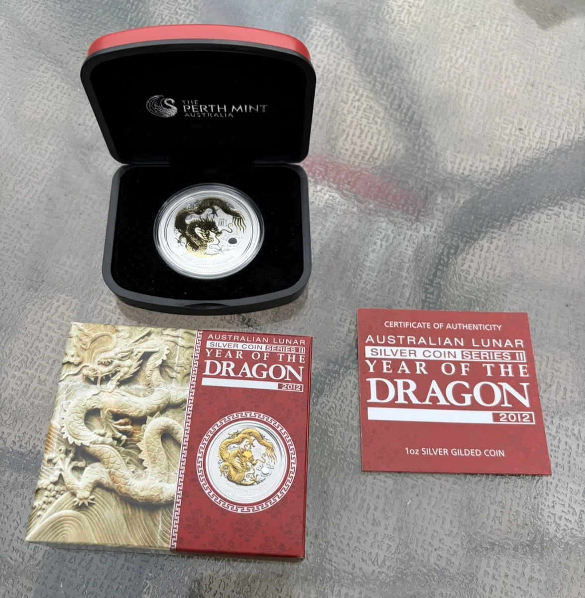 The Perth Mint 2012 Australian Lunar Silver Bullion Coins for sale