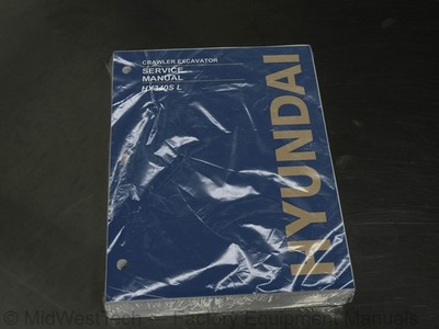 Hyundai HX340S L Crawler Excavator Service Manual Repair Shop Book