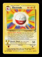 Electrode 25/130 Non Holo Rare Base Set 2 Pokémon Card