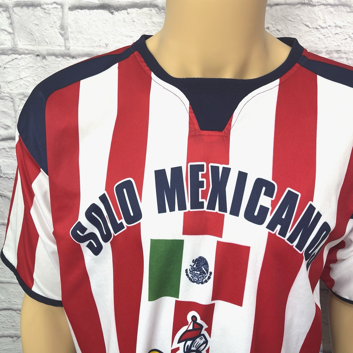 Vintage 90s Chivas Guadalajara Soccer Jersey Solo Mexicanos Men's