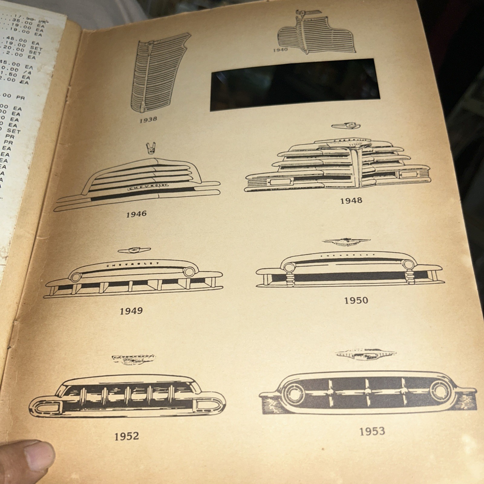 CHEVS OF THE 40's 1990 EDITION CAR CATALOG, CHEVROLET VINTAGE PARTS