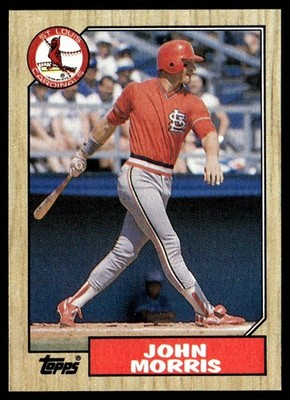 1987 Topps John Morris St. Louis Cardinals #211