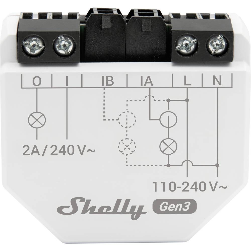 Compteur Shelly EM Gen3 wattmètre Bluetooth et domotique connectée