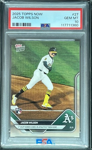 2025 Topps Now 27 Jacob Wilson