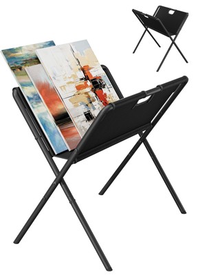 Canvas Art Print Rack for Painting, Portable Folding Art Display Stand in Art...