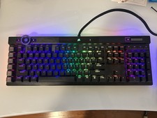 Corsair K100 RGB Optical‑Mechanical Gaming Keyboard Black Dual USB Wired NICE!