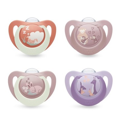 NUK First Choice Day & Night Schnuller für Kinder | 6-18 Monate | Ort Schnuller