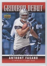 2006 Upper Deck Gridiron Debut Anthony Fasano #1GD-AF 0b5