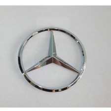 Fit Mercedes Benz Chrome Star Rear Trunk Emblem Logo Badge Decal Sticker Usa