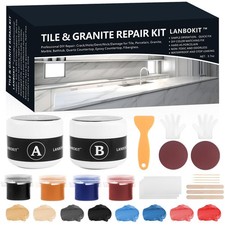 Epoxy Repair Kit for Tile, Fiberglass, Marble & Granite - Fix Cracks & Chips