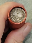 Terrific Au Civil War Token &C/N Penny Reverse Ends Of Lincoln Wheat Cent Roll