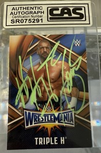 トリプルHフレアオートンバティスタ autograph Triple H Auto | eBay
