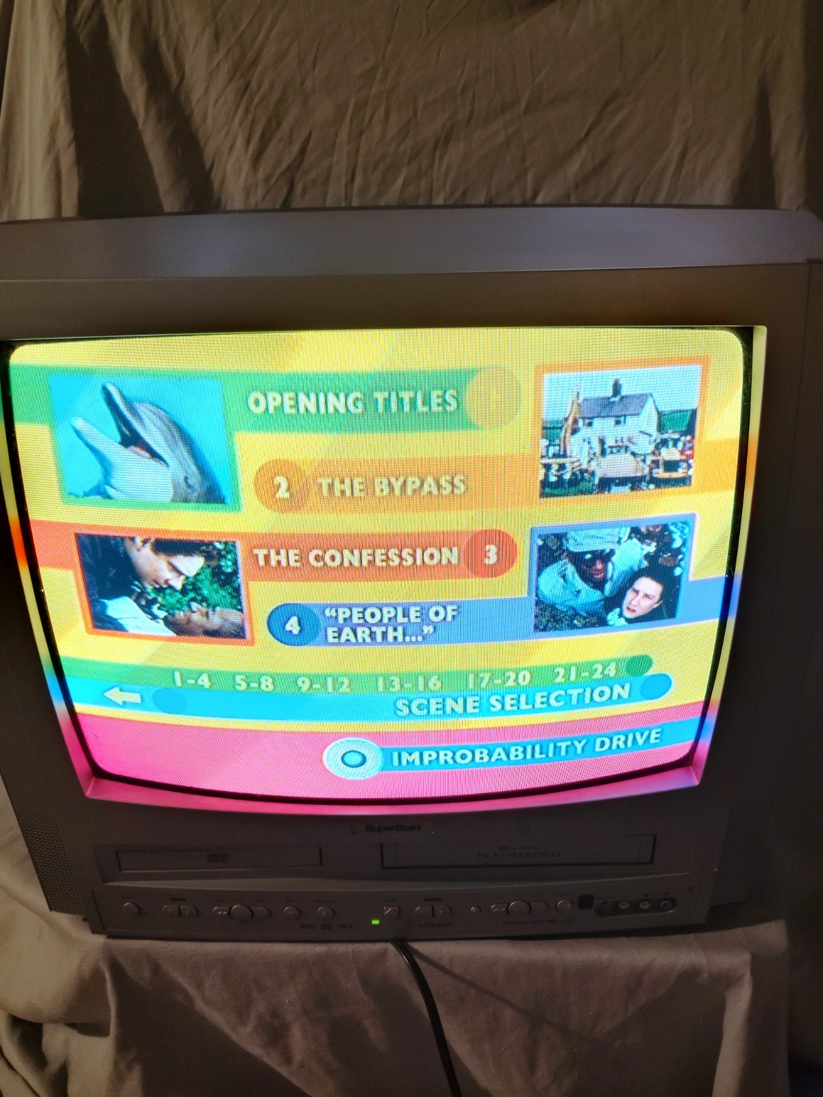 And Vhs Player Model 19tvd3s