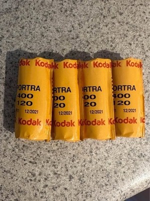 10x Expired 120 Film Lot Kodak Portra 400 Fuji Velvia 100 T-Max Tri-X Fridge