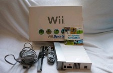 Nintendo Wii White Console System Complete In Box Bundle Tested with Wii Sports