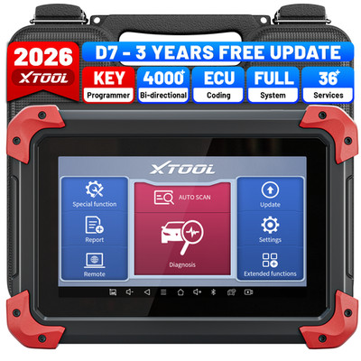  XTOOL D7 OBD2 Full System Diagnostic Tool Bidirectional Scanner Key Programmer
