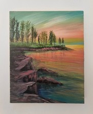 Cliffs Of Colour - Original Acrylic Painting By Dawn Kitchener