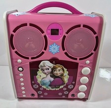 Singing Machine Portable Karaoke CD Player With Disco Lights SML383P Pink Elsa..