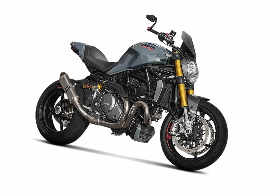 Escape para DUCATI MONSTER 1200/S/R 2014 - GRmoto titanio carbono 2020 Foto 3 de 3