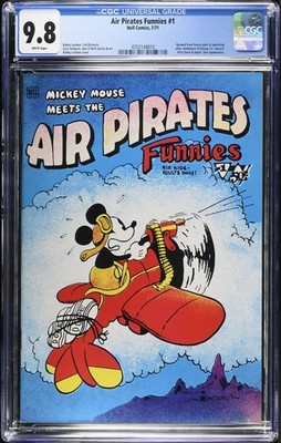 Air Pirates Funnies #1 CGC 9.8 Hell Comics + issue #2 CGC 5.5 UNDERGROUND Comics