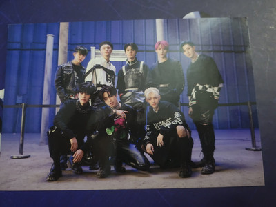 Stray Kids ODDINARY Official Group Photo Postcard Print Original Music Its Used