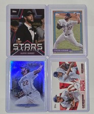 (4) 2021 Topps Update CLAYTON KERSHAW Stars in Service + One-Two Punch + MORE
