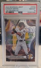 2024 Bowman's Best Konnor Griffin Refractor PSA 10 Top Prospects Pirates #TP25