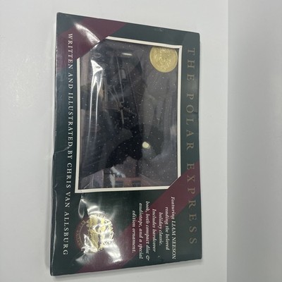 Polar Express Chris Van Allsburg 2000, Mixed Media / Book, Ornament SEALED Rare