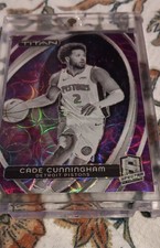 2023-24 Panini Spectra - Titan Cade Cunningham #16 Purple Scope Prizm # 1/15 
