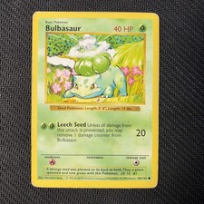 Bulbasaur [Shadowless] #44 Prices | Pokemon Base Set | Pokemon Cards