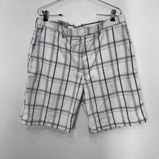 Champions Tour Plaid Golf Shorts Mens Size 36 Waist Casual Inseam 10” New