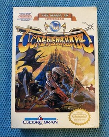 The Magic of Scheherazade NES Nintendo Box & Cartridge 3-Screw 20 Stamp Vintage