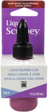 Sculpey Liquid 1oz-Garnet Metallic - 3 Pack