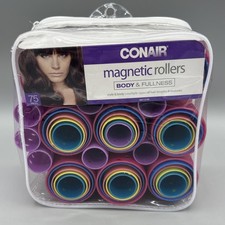 Conair Magnetic Rollers Body  Long Lasting Curls Hair 75 Pieces New