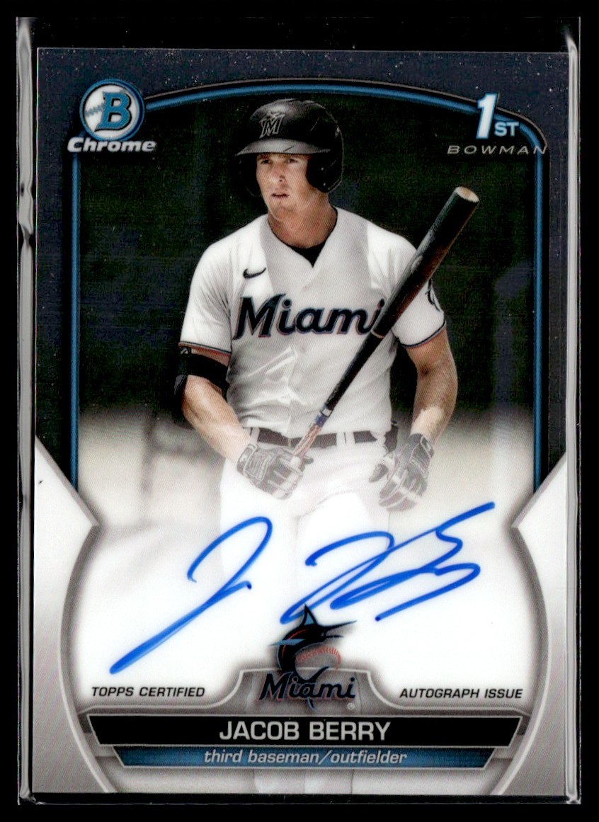 2023 Bowman Chrome Autograph Jacob Berry Auto #CPA-JB