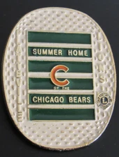 Vintage Rare 1980's Chicago Bears Pin Summer Home Training Camp Platteville, WI