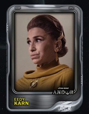 TOPPS STAR WARS CARD TRADER 2025 SERIES 3 TIER 10 BASE WHITE 5CC EDDY KARN