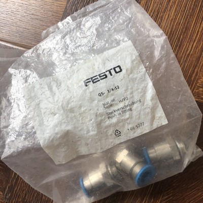 10PC new FESTO QS-1/4-12 164980 Thread Joint Quality assurance