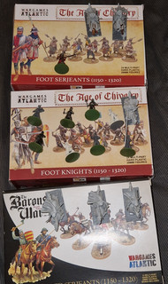 Großes Barons War Bundle Wargames Atlantic FireForge 66 Miniaturen 28mm.