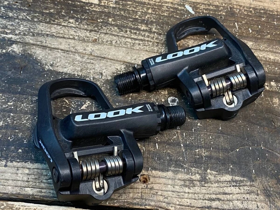 LOOK KEO2 MAX CARBON Binding Pedals Chromoly Shafts Cycling Parts premium price - Image 4 of 4