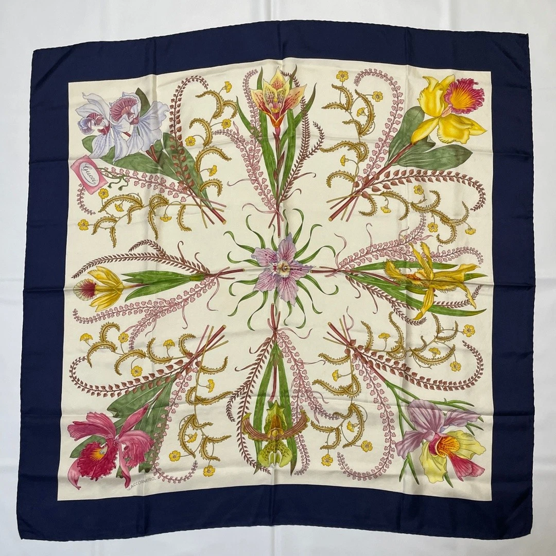 Gucci Blue Floral Scarves & Wraps for Women for sale | eBay