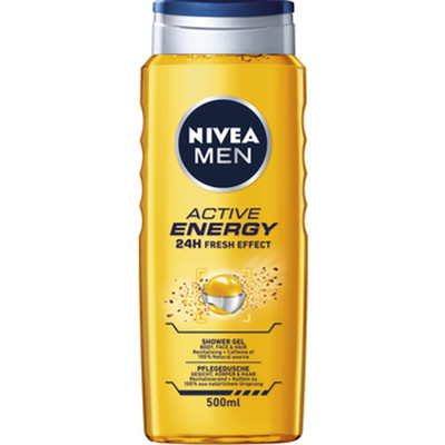 9005800341644 NIVEA Żel pod prysznic Active Energy 500ml Nivea Polska Sp. z o.o.