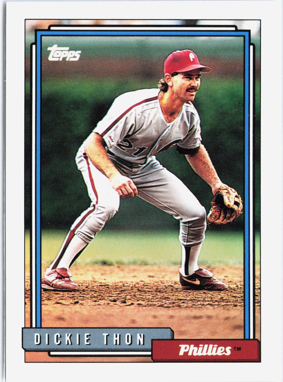 1992 Topps Micro #557 Dickie Thon